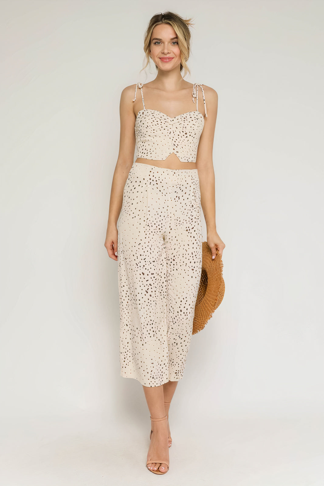 Nanci Sweetheart Crop Tank