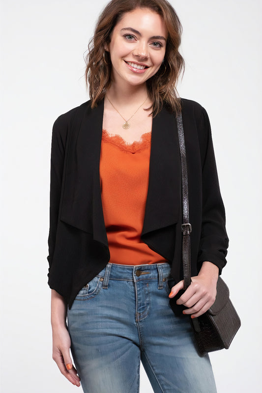 Sleek Collar Jacket