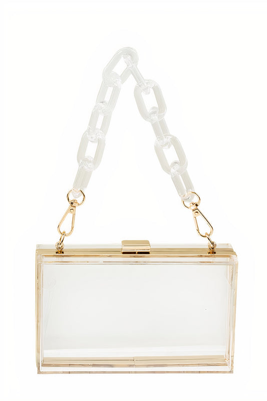 Diana Clear Clutch